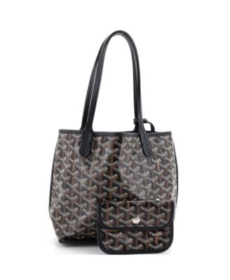 Mini Anjou Reversible Tote Coated Canvas