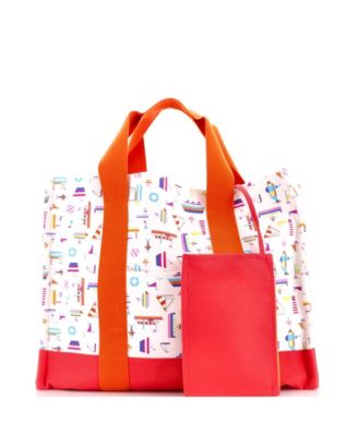 Large Petit Chartier Nappy Bag Printed Toile