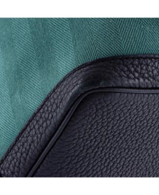 36 Garden Party Tote Toile and Leather