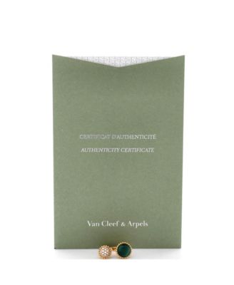 Perlee Couleurs Between the Finger Ring 18K Gold with Malachite and Diamonds