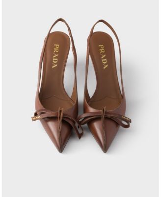  Women's Leather Slingback Pumps