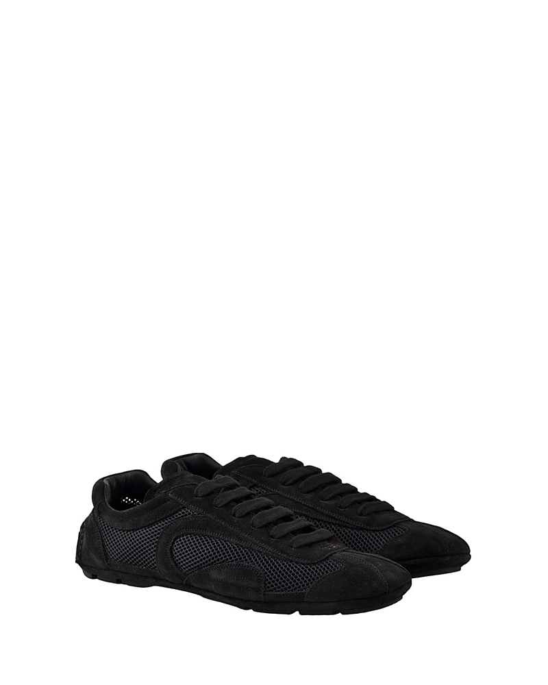 Prada Men's Montecarlo Re-Edition 2005 Suede and Mesh Sneakers
