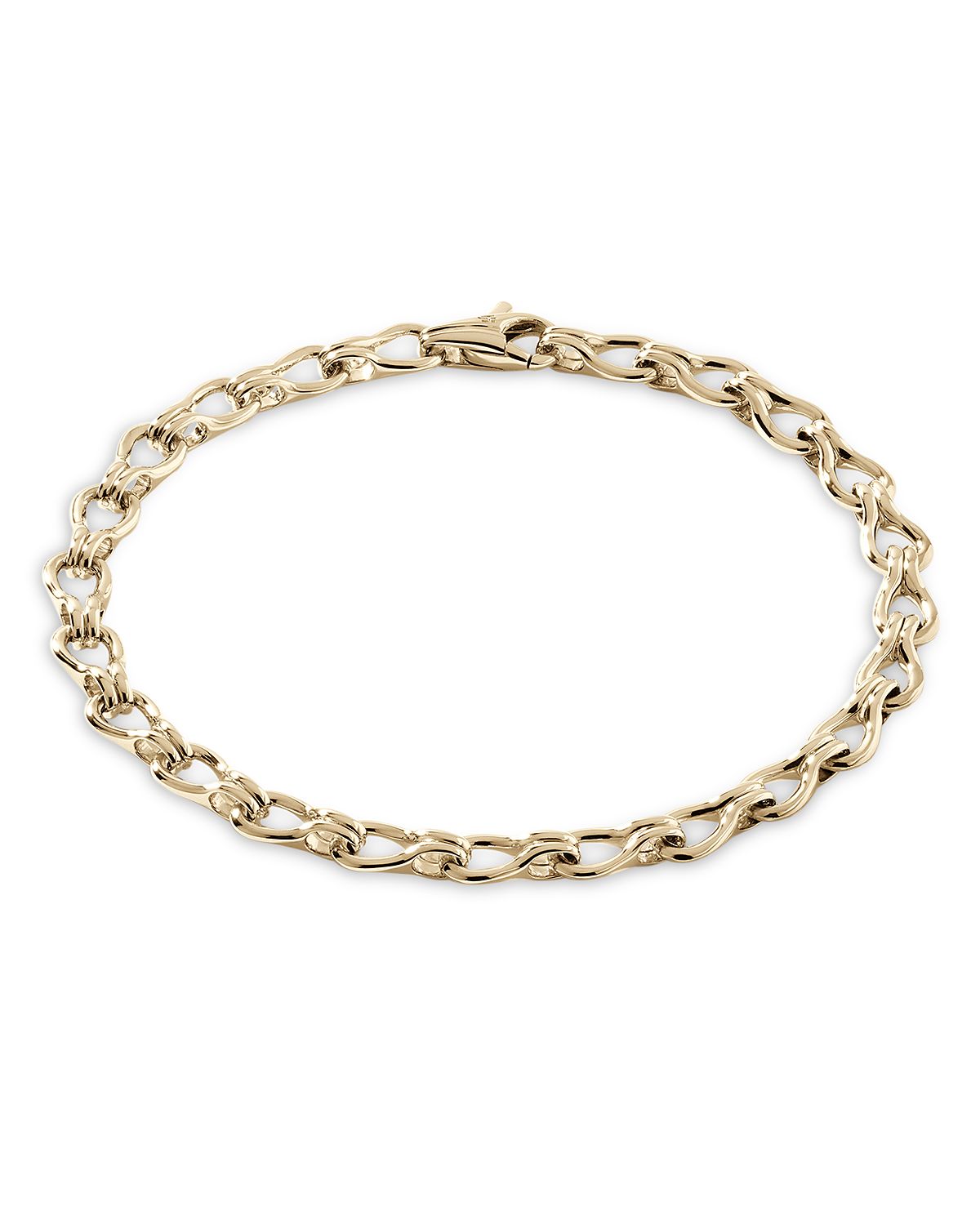 John Hardy 14K Yellow Gold Surf Open Link Chain Bracelet