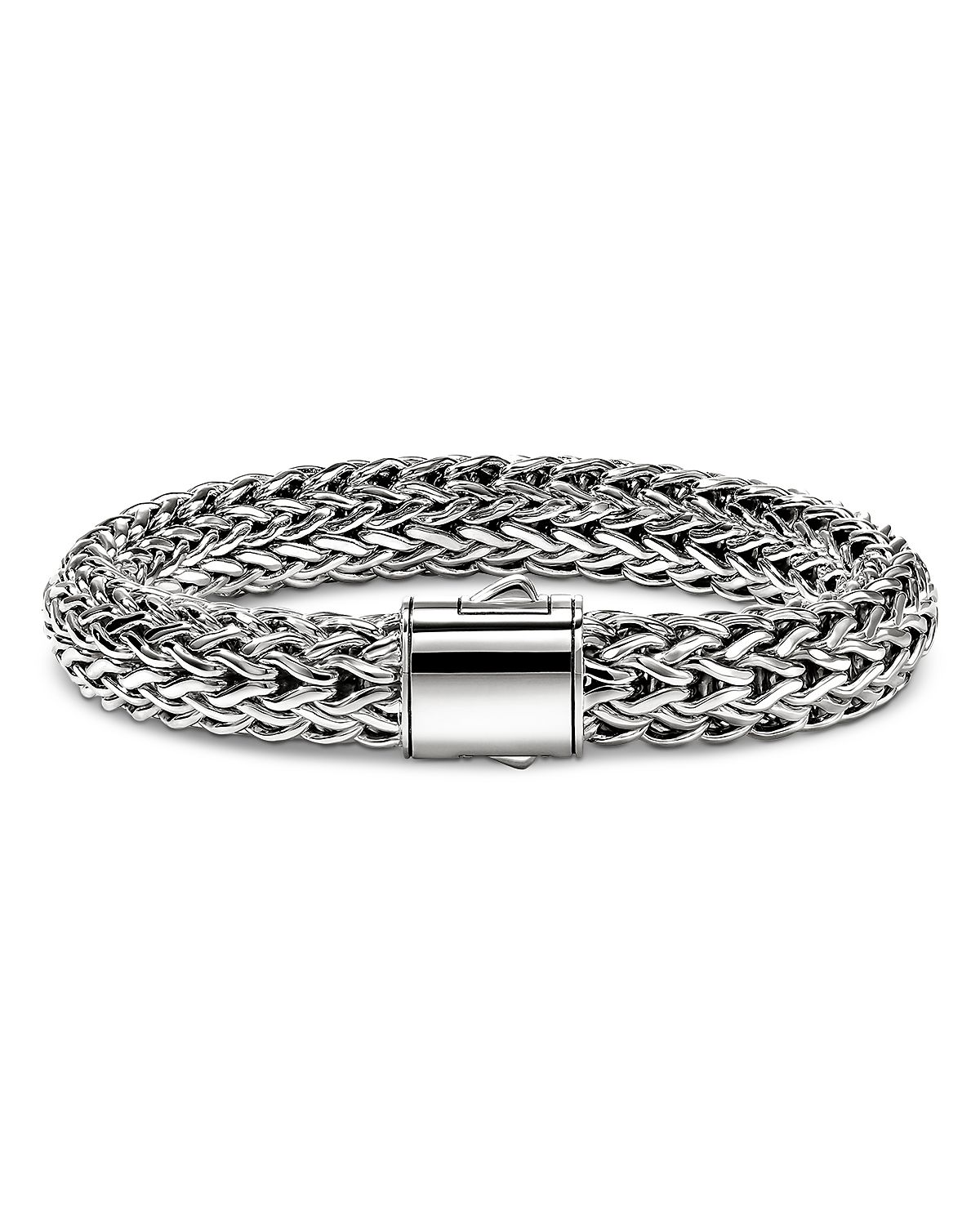 John Hardy Sterling Silver Icon Woven Link Bracelet, 10.5mm