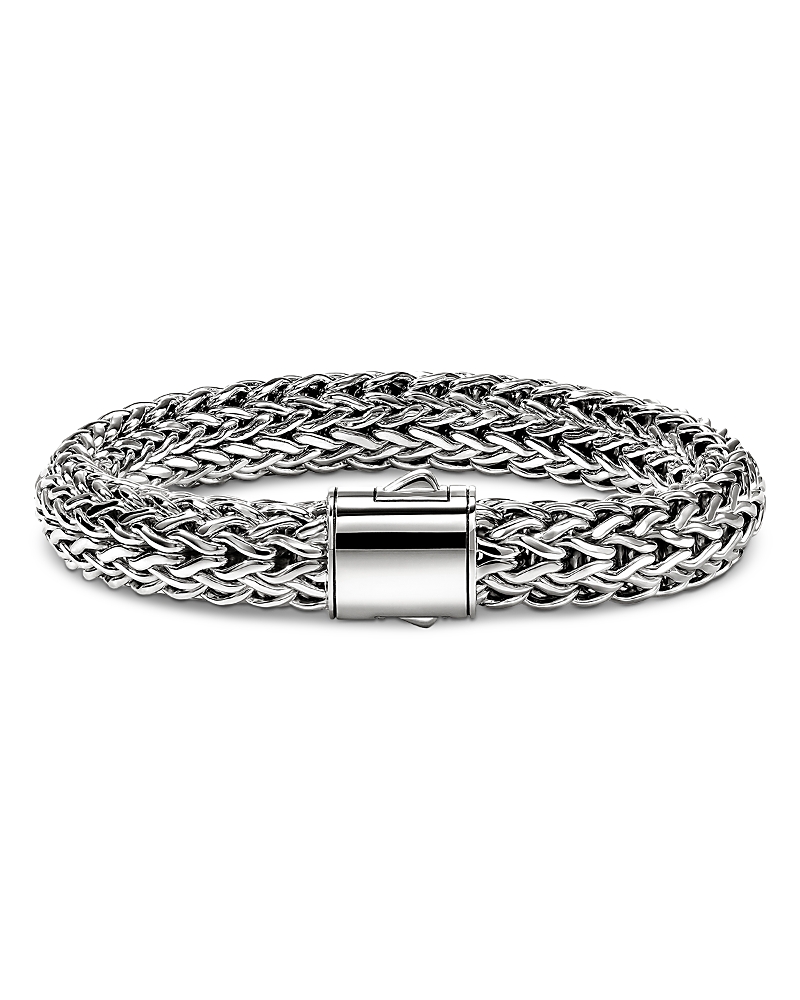 John Hardy Sterling Silver Icon Woven Link Bracelet, 10.5mm