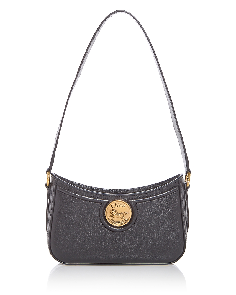 Chloe Horse Medal Mini Leather Shoulder Bag · OS