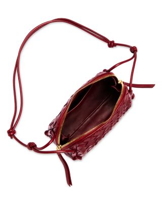 Concert Pouch Intrecciato Leather Shoulder Bag