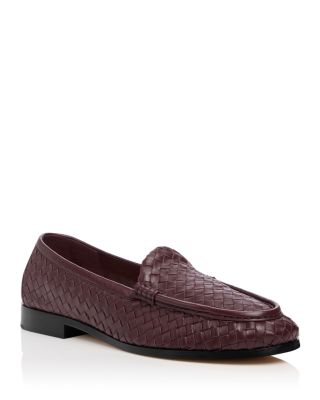 Bottega Veneta Men's Intrecciato Lenzio Loafers