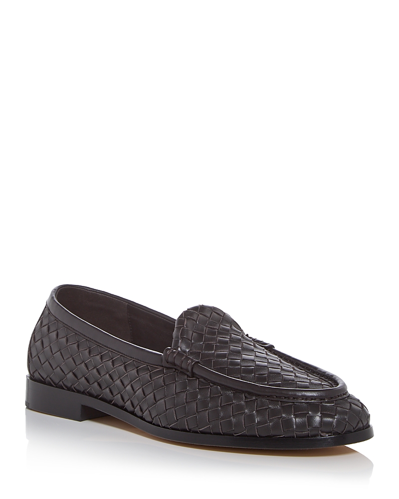 Bottega Veneta Men's Intrecciato Lenzio Loafers