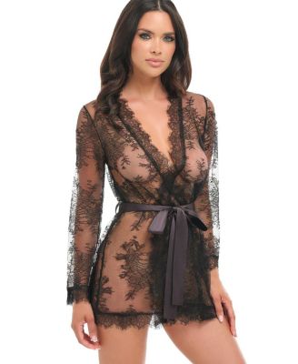 Amour Short Lace Robe