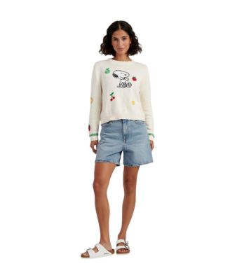  Women's Fruity Snoopy Sweater