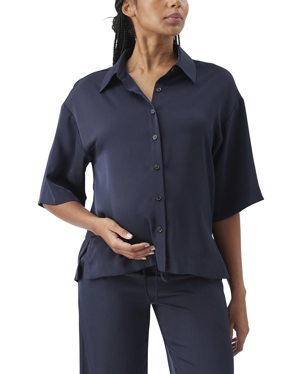 Ripe Maternity Tamara Satin Shirt