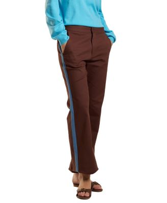  Cotton Cropped Flared Pants