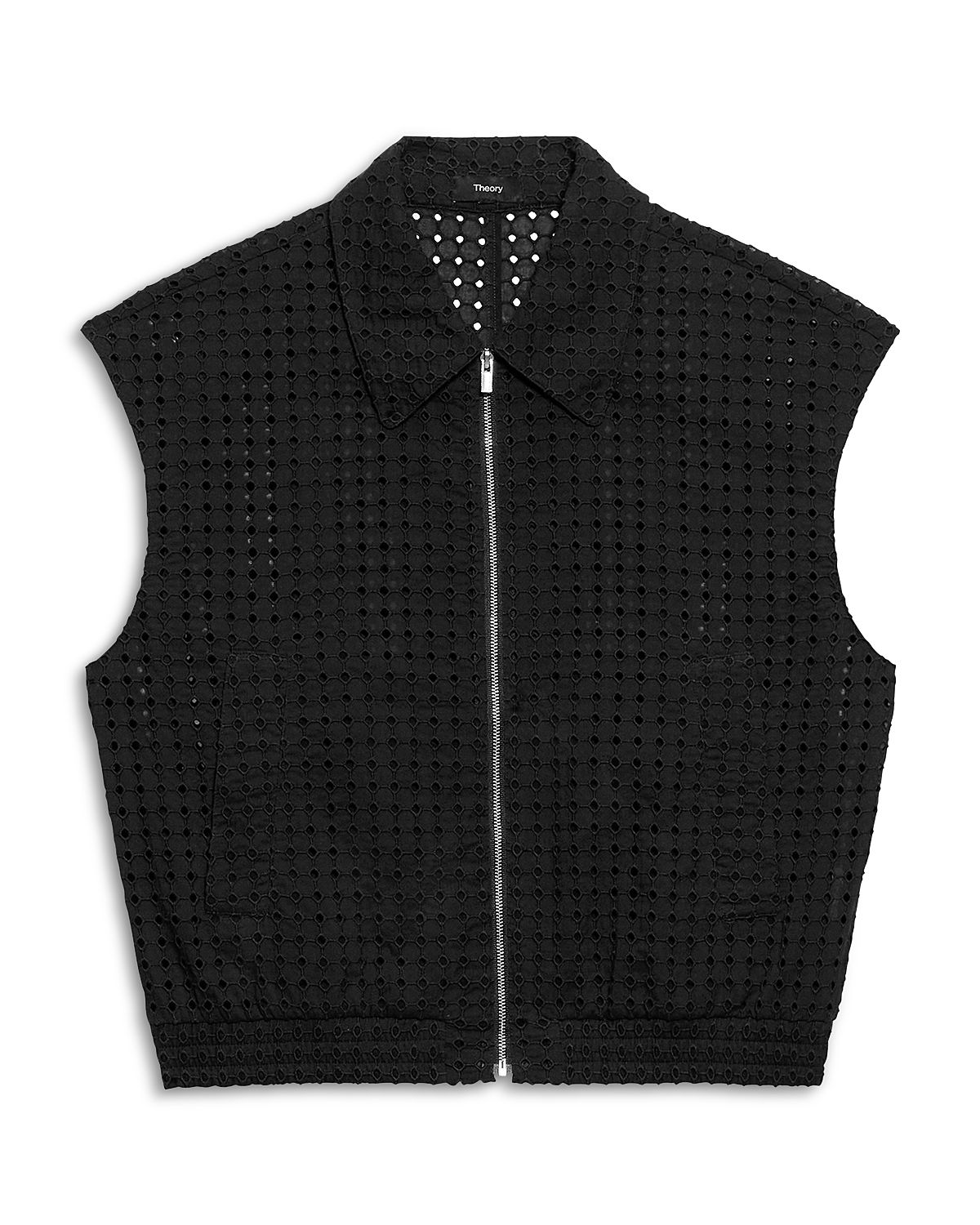 Theory Eyelet Embroidered Vest