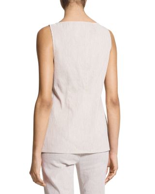 Boat Neck Sleeveless Top