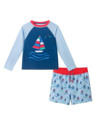 Boys' Long Sleeve Rashguard Set - Little Kid, Big Kid