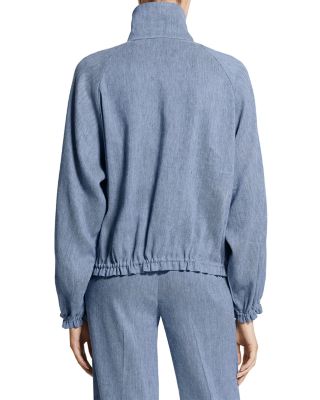 Ruffled Denim Jacket