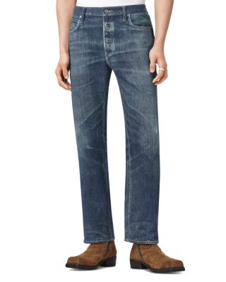 Bead Straight Fit Jeans in Illusion Indigo