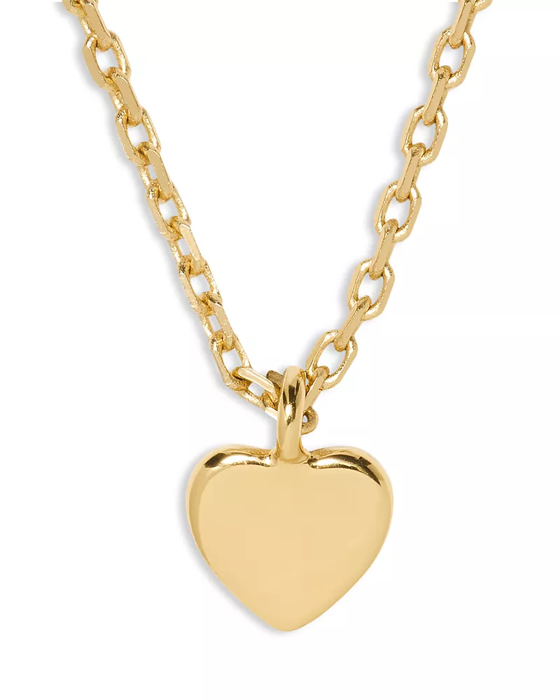 kate spade new york Mini Heart Pendant Necklace, 16