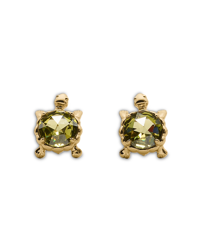 kate spade new york Secret Garden Cubic Zirconia Turtle Stud Earrings