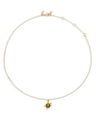 Secret Garden Cubic Zirconia Turtle Pendant Necklace, 16-19"