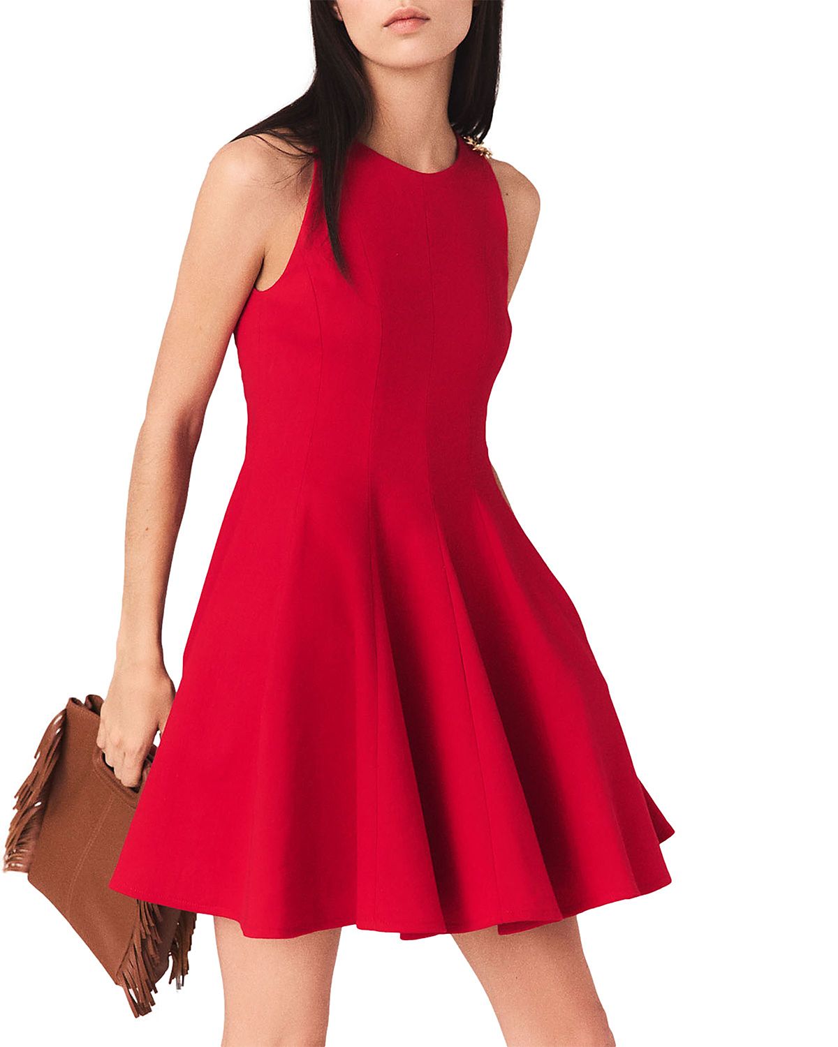 Maje Short Flared Dress