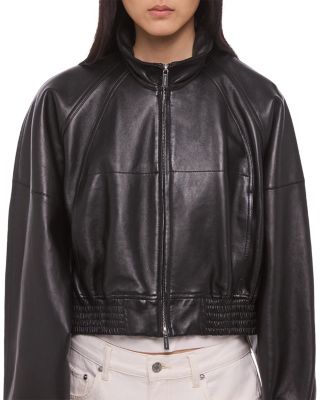 Bond Leather Bomber Jacket 