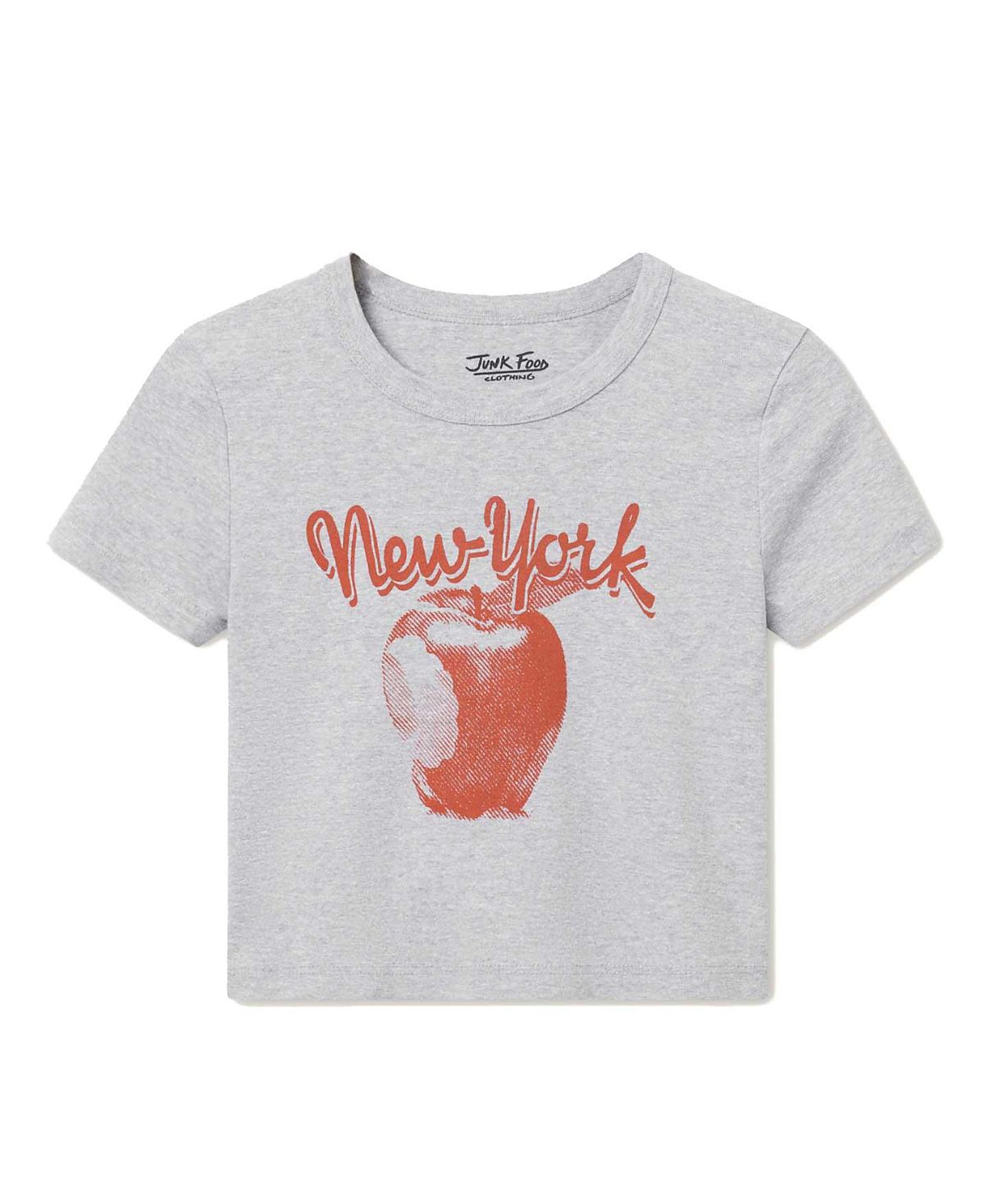 Junk Food Clothing Women's New York The Big Apple Baby Tee