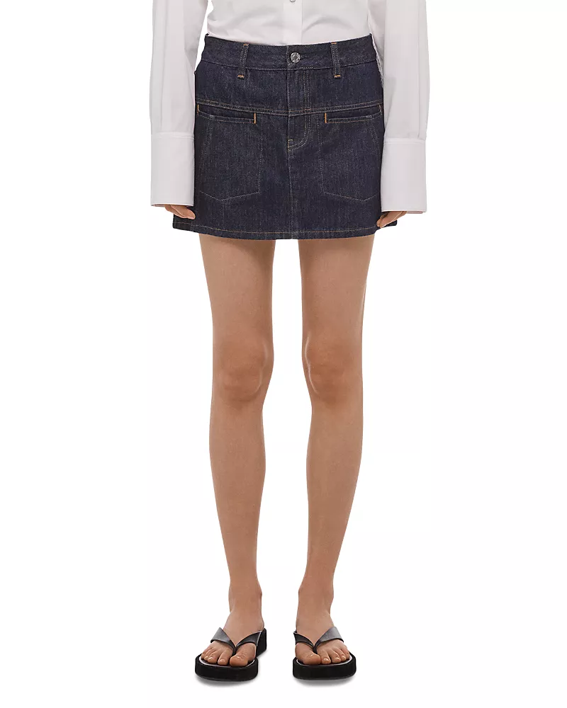 Helmut Lang Denim Mini Skirt