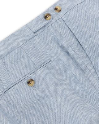 Atlantic Tailored Fit Linen Twill Suit Trousers