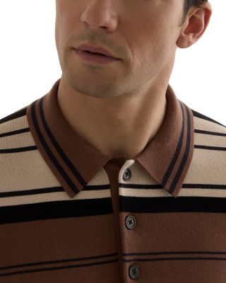 Relaxed Fit Stripe Polo Shirt