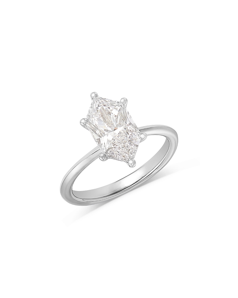 Bloomingdale's Fine Collection Luxe Collection Certified Lab Grown Diamond Duchess Marquis Solitaire Engagement Ring in 18K White Gold, 2.0 tcw