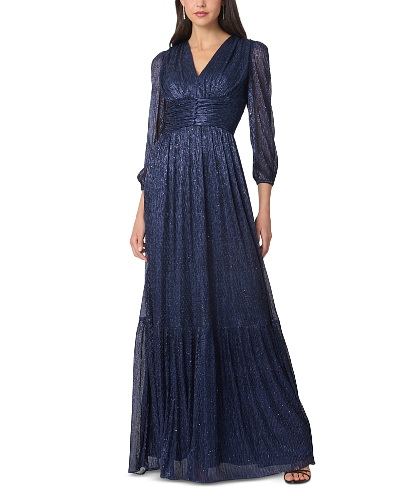 Shoshanna Venus Crinkle Chiffon Dress