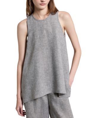 Sleeveless Flared Top