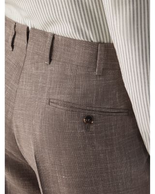 Slim Fit Pleat Trousers