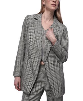  The Empower Zipper Double Breasted Blazer