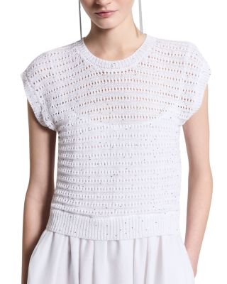 Bi Material Cotton Blend Dress