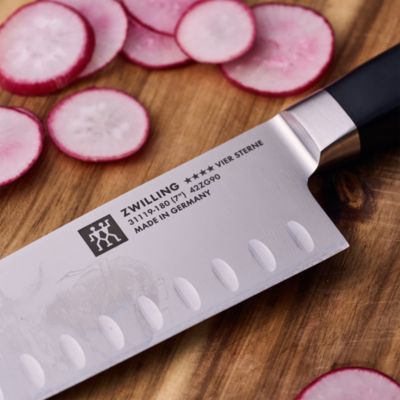 Zwilling Twin Four Star 7" Santoku Hollow Edge