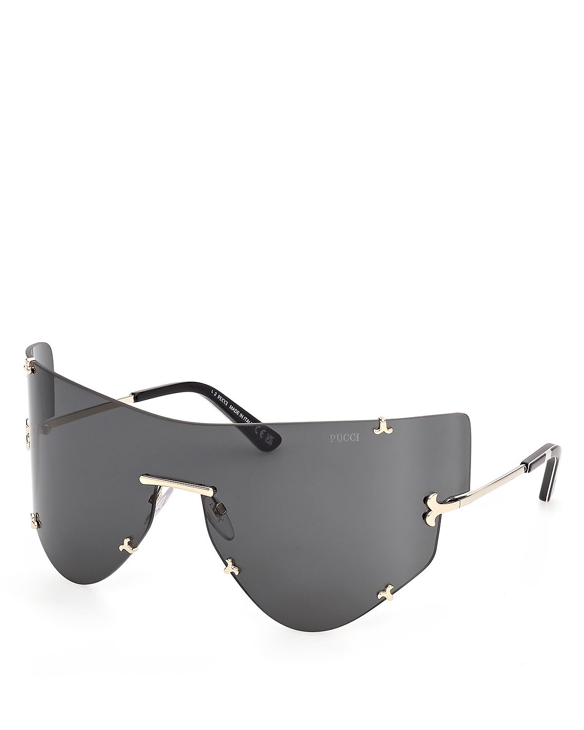 Pucci Shield Sunglasses, 143mm