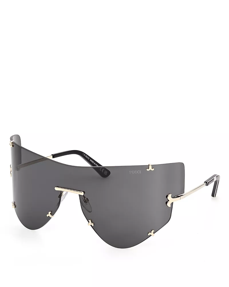 Pucci Shield Sunglasses, 143mm