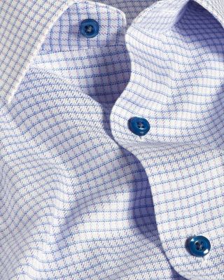 Trim Fit Dobby Check Dress Shirt