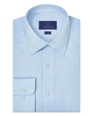 Trim Fit Micro Dobby Dress Shirt