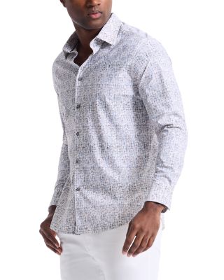 Hammersmith Abstract Pattern Knit Shirt