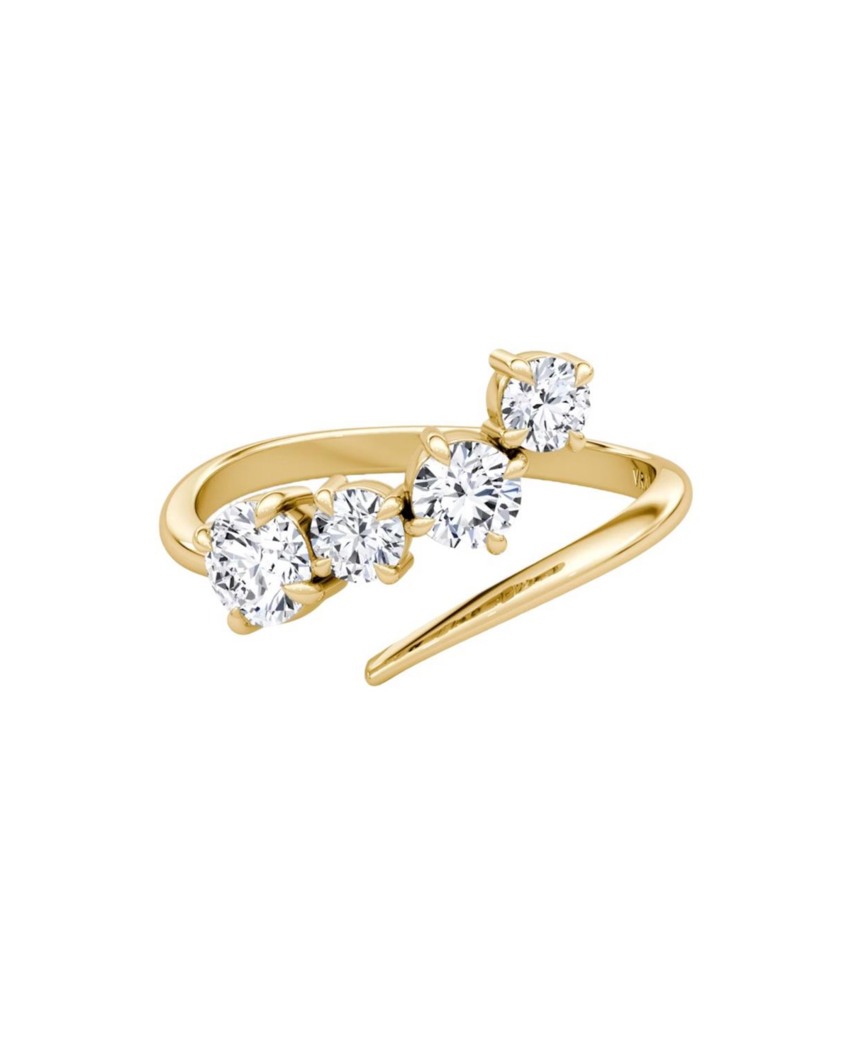 Cosmos Ring in 14K Gold, 0.61ctw Round Brilliant Lab Grown Diamond