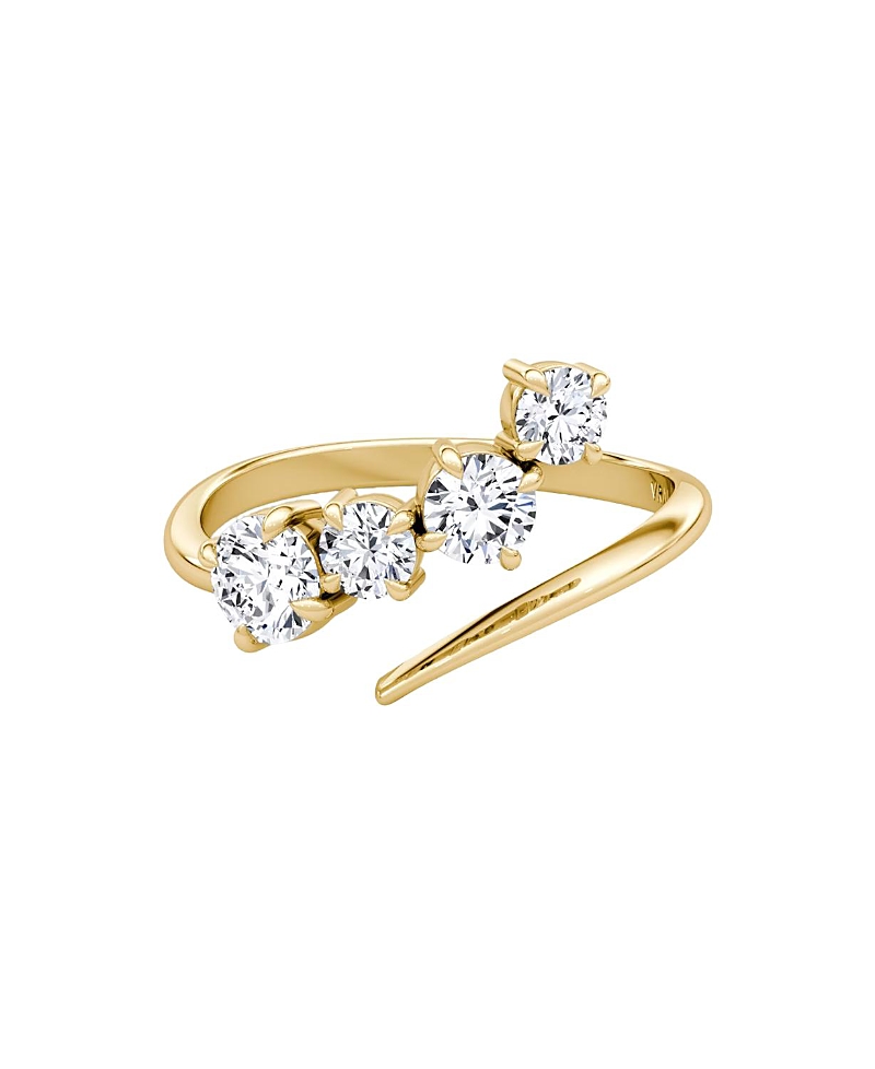 Vrai Cosmos Ring in 14K Yellow Gold, 0.61ctw Round Brilliant Lab Grown Diamond