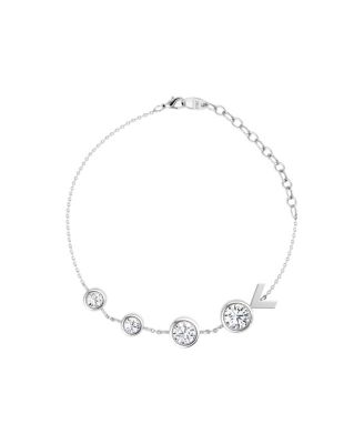  Arrow Station Bracelet in 14K Gold, 0.85ctw Round Brilliant Lab Grown Diamonds