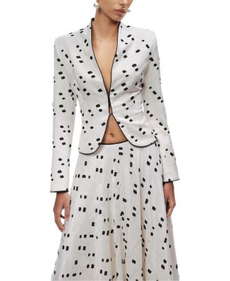  Printed Tailored Jacket