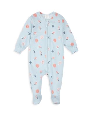 Girls' Seashells Sleeper Footie - Baby