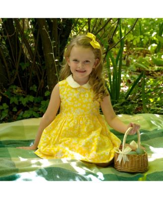  Girls' Daisy Peter Pan Collar Dress - Little Kid, Big Kid