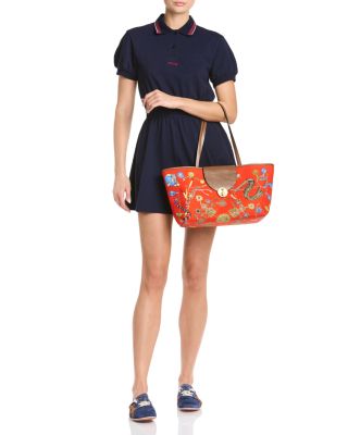 Small Embellished Cotton Tote Bag